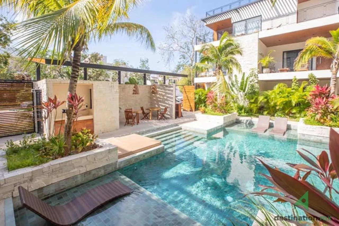 Luxury Apartment With Jacuzzi In Tulum
